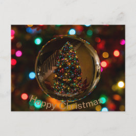 Festividades Cartão postal padrão de cor de marrom de Natal fel