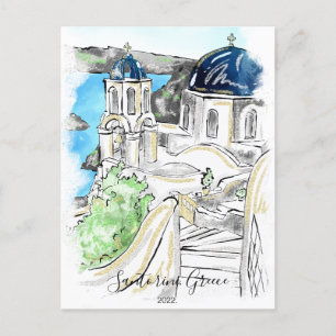 Festividades Cartão postal para as memórias de Verão da Gré