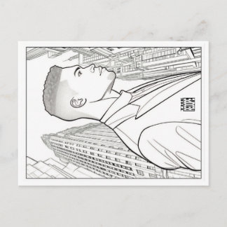 Festividades Cartão Postal para Colorir | Chefe de Gotham