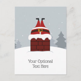 Festividades Cartão postal personalizado de Papais noeis Enrosc