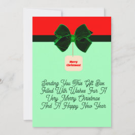 Festividades Cartão Presente de Natal