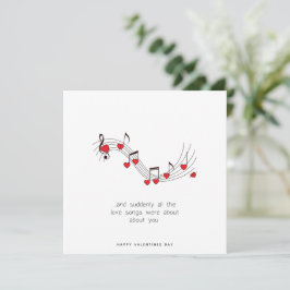 Festividades Cartão romântico - Cartão de Dia de os namorados d