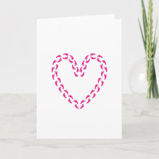 Festividades Cartão Rosa de 50 Pés de Amor