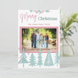 Festividades Cartão simples de saudação de Natal