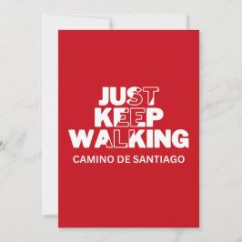 Festividades Cartão Vermelho Camino de Santiago "Apenas Continu