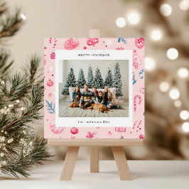 Festividades Cartoon Style Pastel Illustrações de Férias Cartão