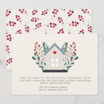 Casa Russa e Cartão de Natal de Berries