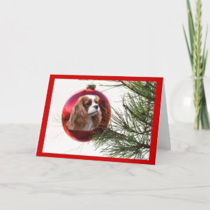 Festividades Cavalier King Charles Spaniel - Bola de Cartão de