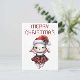 Festividades Coelho Dançante - Cartão de Natal