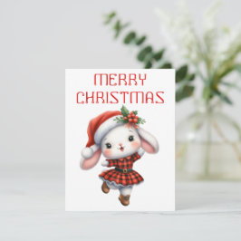 Festividades Coelho Dançante - Cartão de Natal