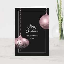 Festividades Colagem de Fotos de Família de Natal Cartão de Fér