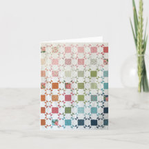 Colcha Ribbons & Roses Cartão de Saudação Personal