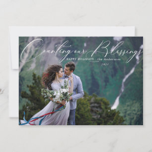 Festividades contando nosso cartão com fotos de feriado