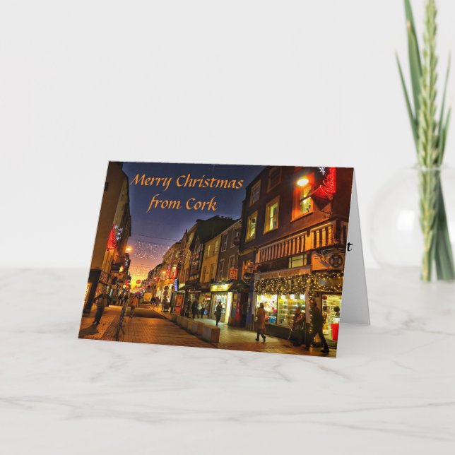 Festividades Cork, Cartão de Natal da Irlanda (Frente)