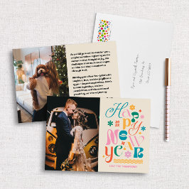 Festividades Cream Fonte de Trendy Misturar Cartão com fotos de