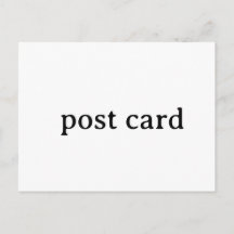 Crie Seu Próprio Cartão Postal de Design Simples P