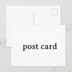 Festividades Crie Seu Próprio Cartão Postal de Design Simples P