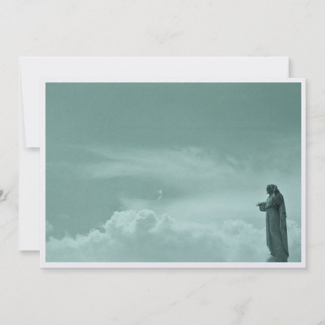 Festividades Cristo é o Cartão de Páscoa King (Frente)