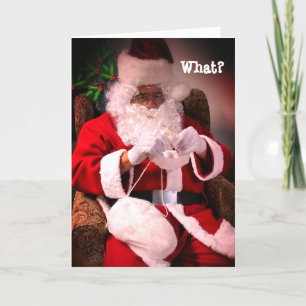 Festividades Cueca para o cartão de Natal da Sra. Papai Noel