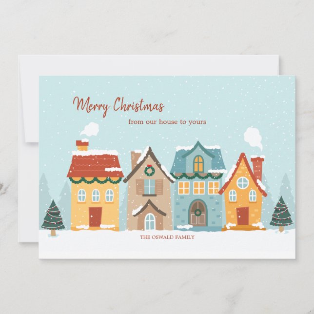 Festividades Da nossa casa ao seu cartão de férias (Frente)