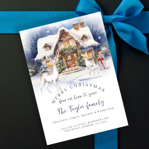 Festividades Da nossa casa ao seu cartão de Natal