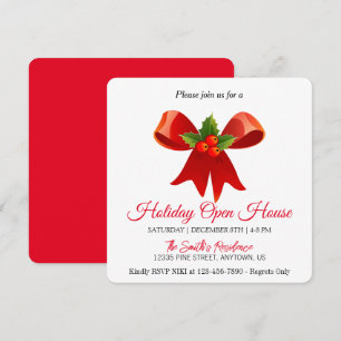 Festividades Decoração vermelha para cartão de Natal da árvore 