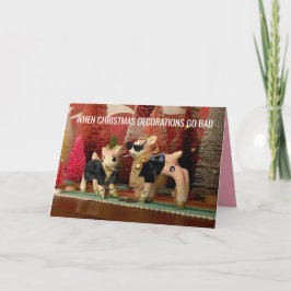 Festividades Decorações de Natal Ficaram com cartão de feriado 