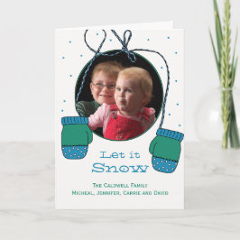 Festividades Deixar Neve Feriado Cartão de Saudação