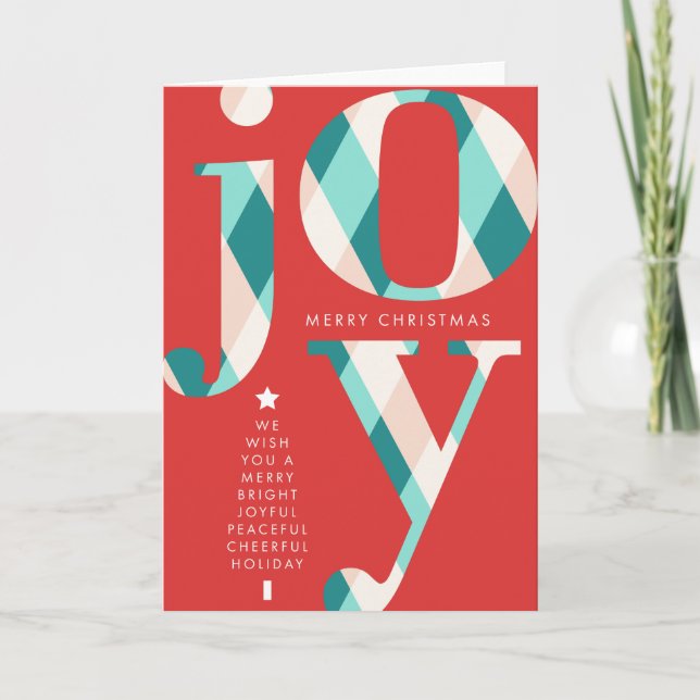 Festividades Desejos alegres - Feliz Cartão de Natal (Frente)