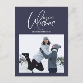 Festividades Desejos de Férias Foto de Natal Cartão Postal