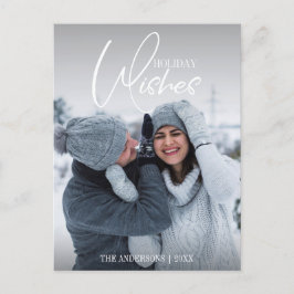 Festividades Desejos de Natal Fotografia de Natal Cartão Postal