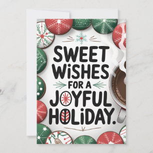 Festividades Desejos Doce - Cartão de Natal