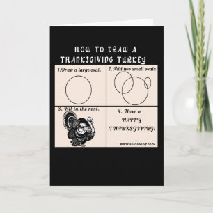 Festividades Desenhar do humor do cartão da acção de graças