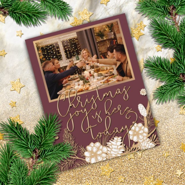 Festividades Design de Cartão de Saudação de Feriado Elegante (Criador carregado)