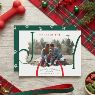 Festividades Desperte a Alegria   Cartão de Natal de Foto de An