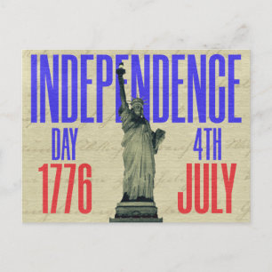 Festividades Dia da Independência 4 de julho Cartão postal