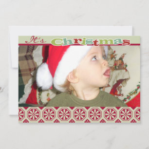 Festividades É o Cartão com fotos de Natal Personalizado