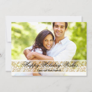 Festividades Elegância - Cartão de Natal de Foto