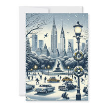 Elegância de Férias em Nova York - Cartão Personal