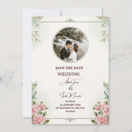 Festividades Elegante cartão de casamento inspirador
