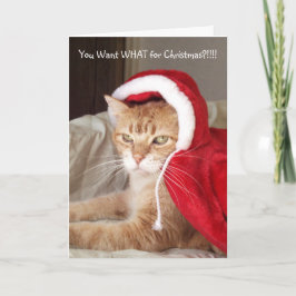 Festividades Engraçado Ginger Ginger Ginger Humor com Cartão de