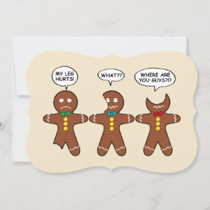 Festividades Engraçado Gingerpão Tudo é um belo cartão de féria