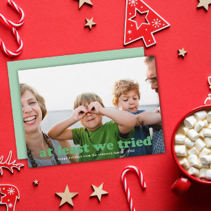 Festividades Engraçado, Pelo Menos Tivemos Cartão com fotos De