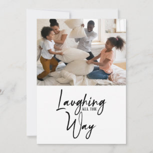 Festividades Engraçado Rir Até O Quinto Cartão De Férias Fotogr