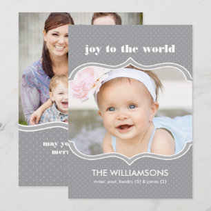 Festividades Enquadrado no Cartão com fotos de Feriado Duplo L