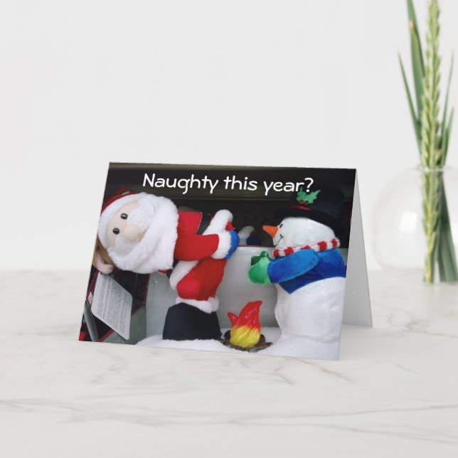 FESTIVIDADES ESTE ANO? CARTÃO DE NATAL (Frente)