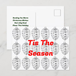 Festividades Este Cartão Postal De Natal Da Época