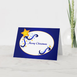Festividades Estrelas de Natal - Cartão