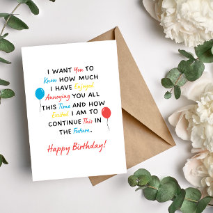 Festividades Eu Me Diverti Com Seu Cartão De Aniversário Feliz