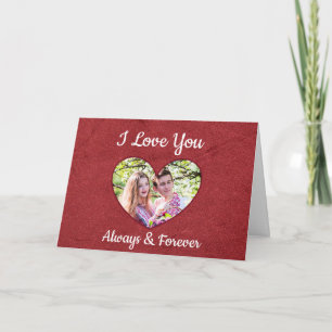 Festividades Eu Te Amo Cartão Personalizado Feliz dia de os nam